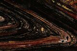 Polished Tiger Iron Stromatolite Slab - Billion Years #353240-1